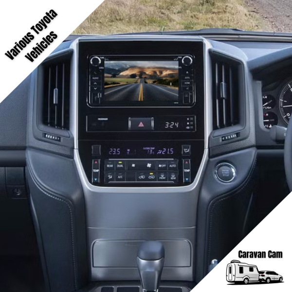 Caravan Camera Integration Kit for OEM screen: Toyota