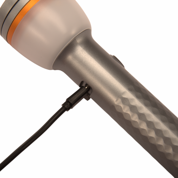 USB charging port on the Tripod Adventure Light for convenient power top-ups