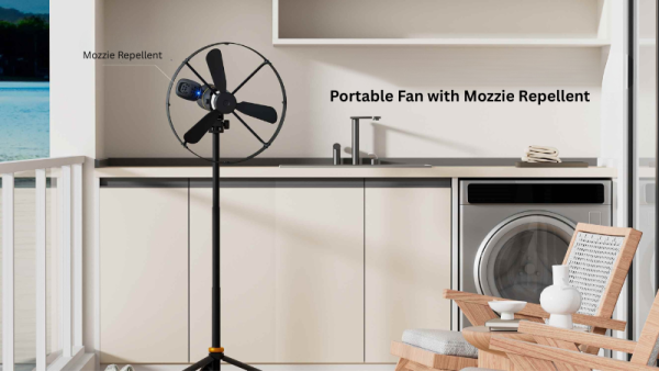 Smart Camping Kit with Portable Fan, Powerbank, Camp Light & Mozzie Repellent - Image 9
